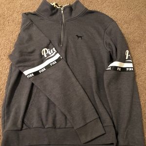 victoria secret quarter-zip